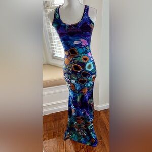 Colorful Maxi Dress NWOT